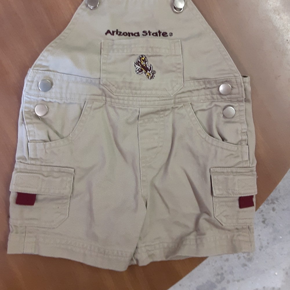 Arizona State Bib Overalls  size 6/9 M - Picture 2 of 3